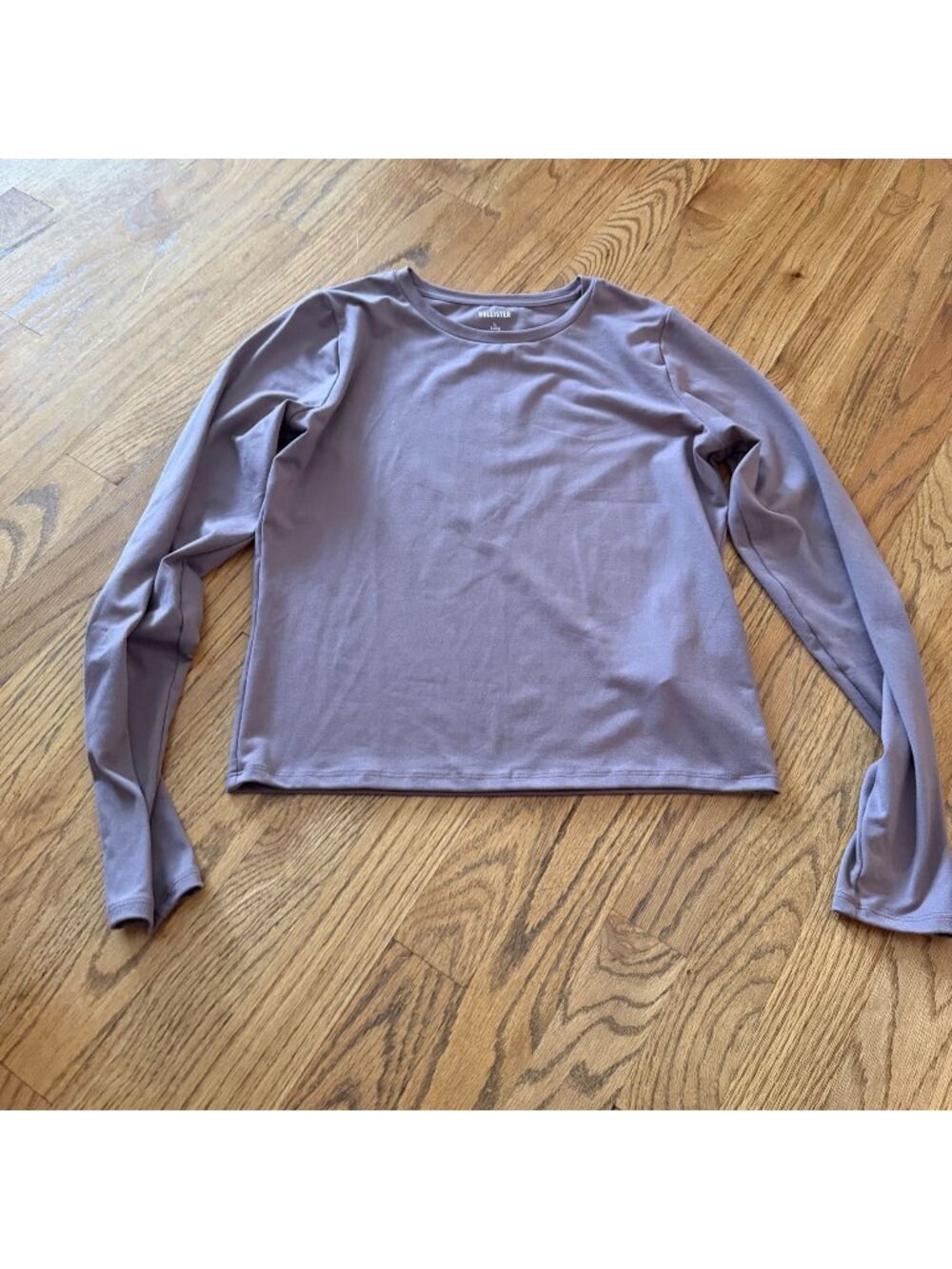 Hollister Womens Purple Large Long Long Sleeve Shirt